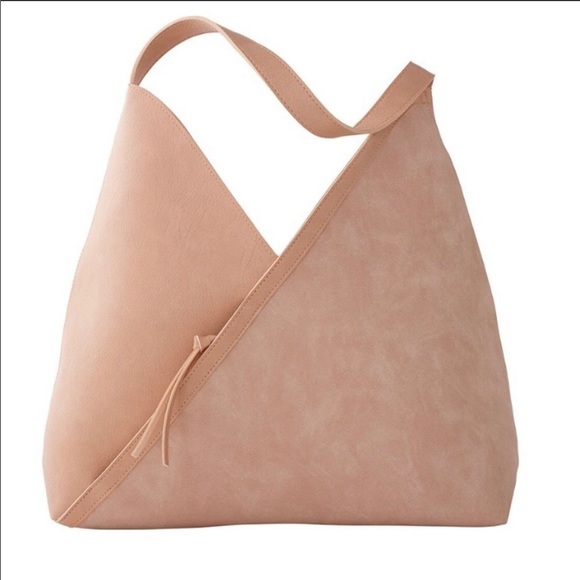 NWT Suede and Faux Leather Pink Ulta Tote - Picture 1 of 5